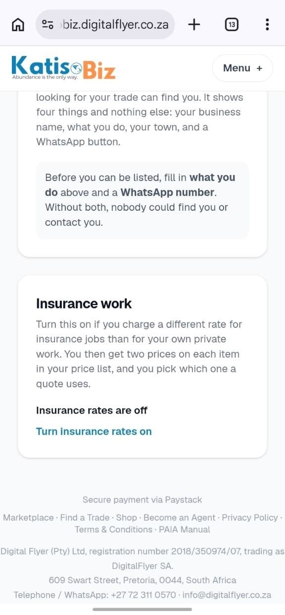 The insurance pricing switch